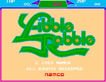 Libble Rabble screen shot title